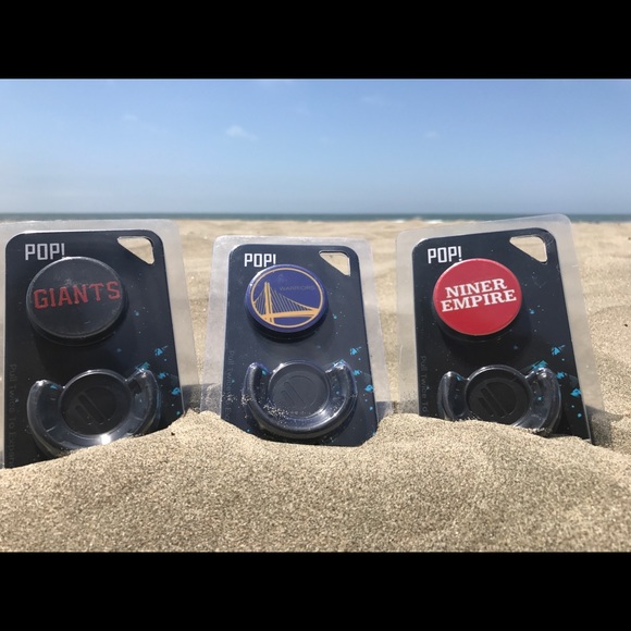 Pop Up iPhone Socket Giants Warriors 49ers 3 Pack - Picture 8 of 8